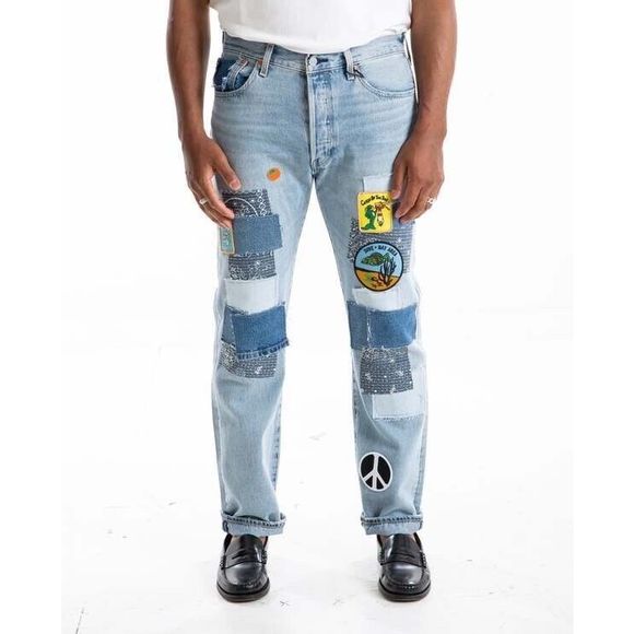 LEVI'S MEN DENIM STRAIGHT LEVI'S 501 1999 SURF PANT Size 28